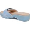 imageDr Scholls Shoes Womens Original Flex Slide SandalBlue Sky Smooth