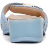 imageDr Scholls Shoes Womens Original Flex Slide SandalBlue Sky Smooth