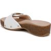 imageDr Scholls Shoes Womens Original Flex Slide SandalWhite Leather