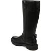imageDr Scholls Womens Headstart Moto Knee High BootBlack Smooth