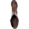 imageDr Scholls Womens Headstart Moto Knee High BootChestnut Smooth