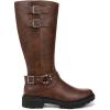 imageDr Scholls Womens Headstart Moto Knee High BootChestnut Smooth