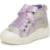 imageDr Scholls Shoes BabyGirls Classic SneakerSilver Grey Metallic