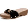 imageDr Scholls Shoes Womens Original Flex Slide SandalBlack Leather