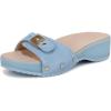 imageDr Scholls Shoes Womens Original Flex Slide SandalBlue Sky Smooth
