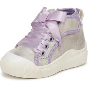 imageDr Scholls Shoes BabyGirls Classic SneakerSilver Grey Metallic