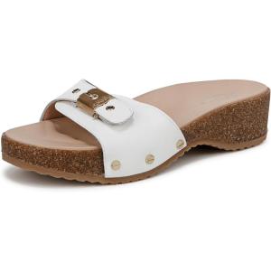 imageDr Scholls Shoes Womens Original Flex Slide SandalWhite Leather