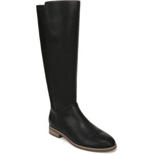 imageDr Scholls Womens Astir Zip High Shaft Boots KneeBlack Smooth