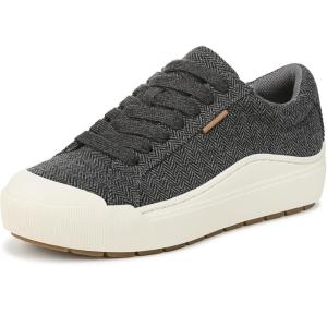 imageDr Scholls Womens Time Off SneakerCharcoal Grey Herringbone