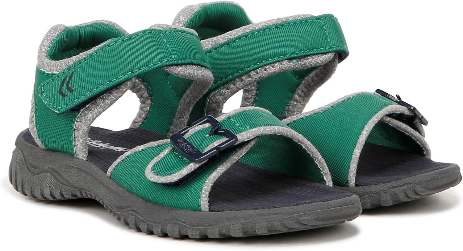 imageDr Scholls Kids BabyGirls Time2play Toddler Sport SandalCourt Green Fabric