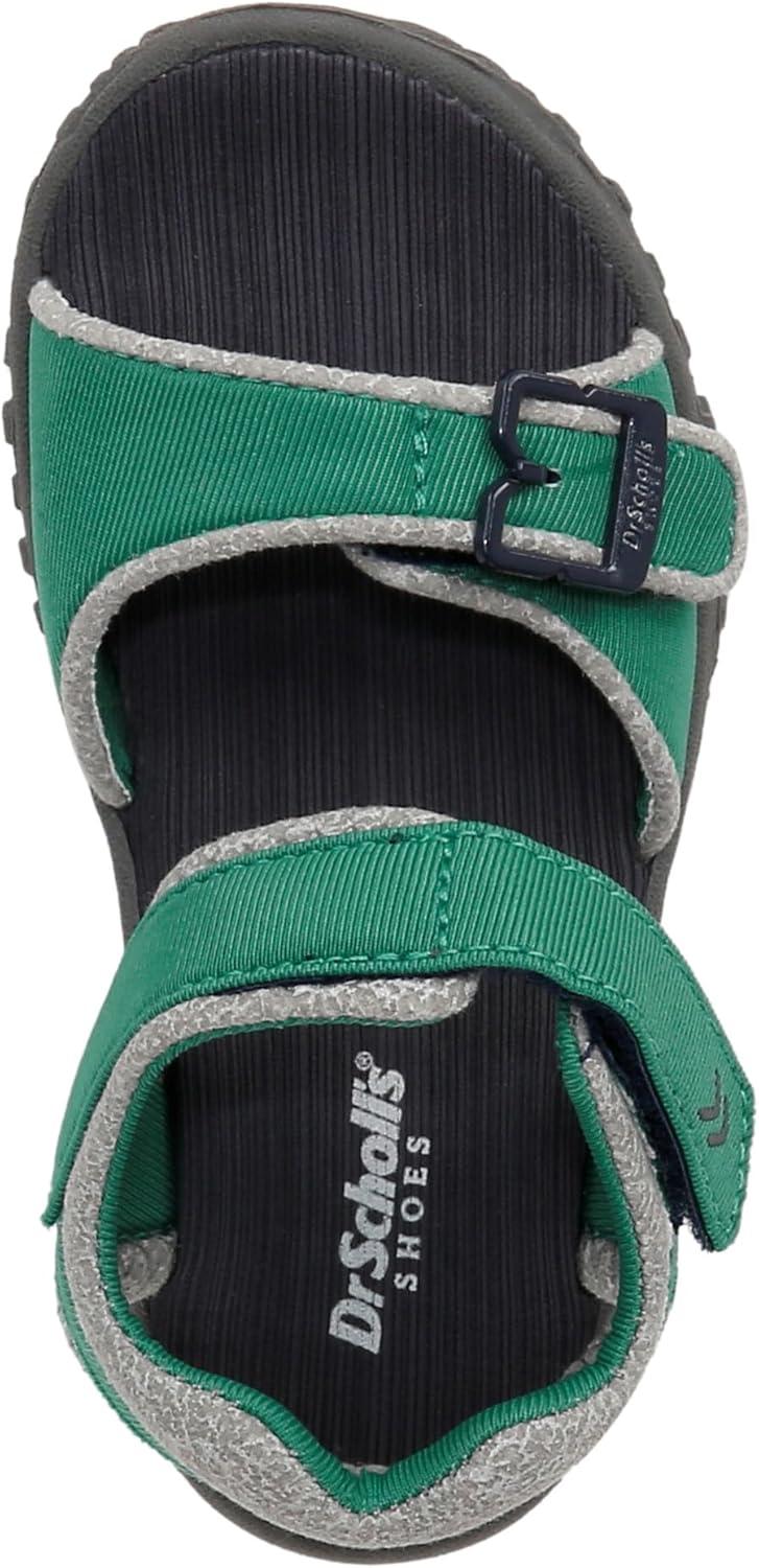 imageDr Scholls Kids BabyGirls Time2play Toddler Sport SandalCourt Green Fabric