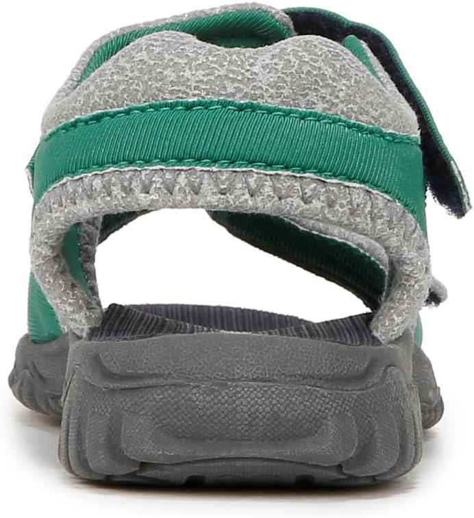 imageDr Scholls Kids BabyGirls Time2play Toddler Sport SandalCourt Green Fabric