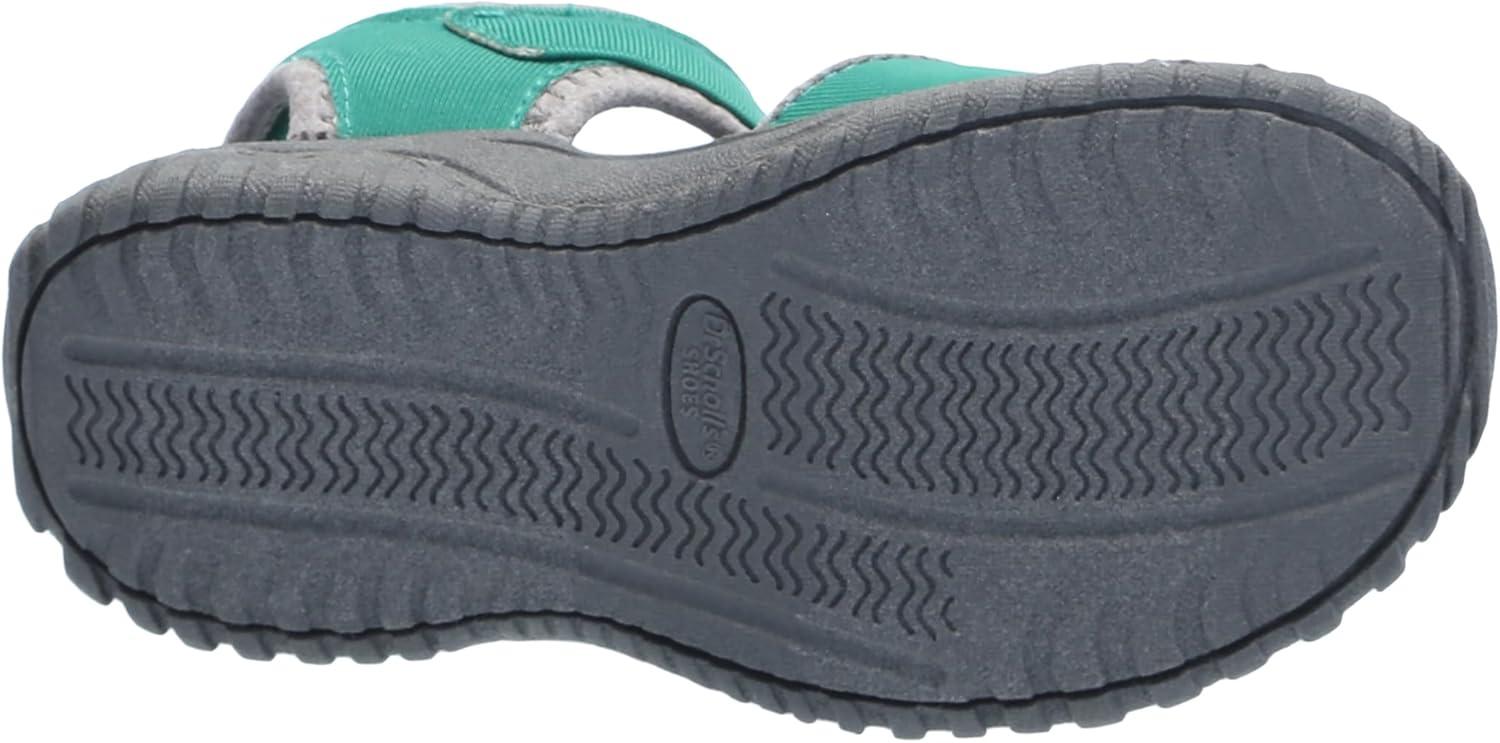 imageDr Scholls Kids BabyGirls Time2play Toddler Sport SandalCourt Green Fabric