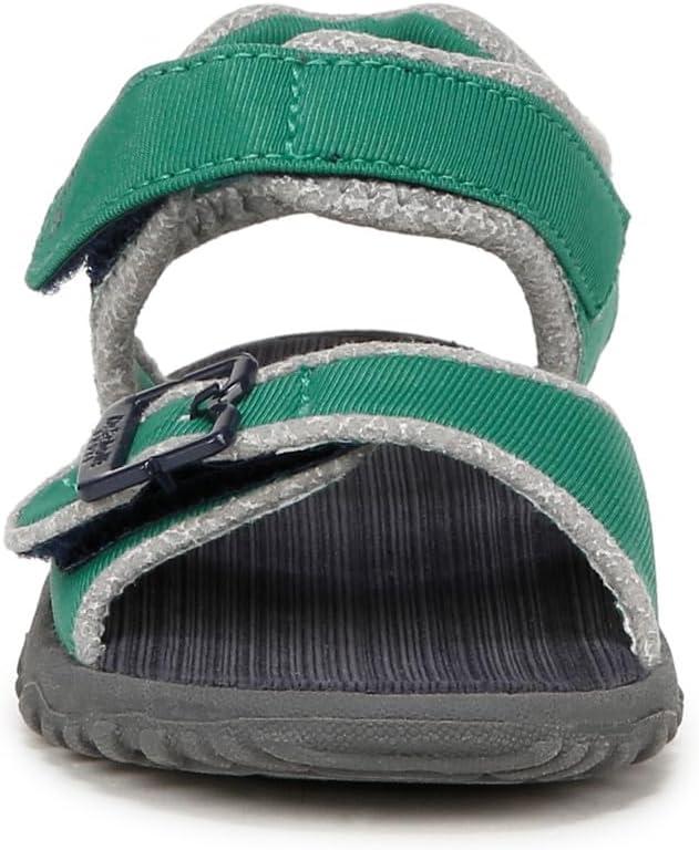 imageDr Scholls Kids BabyGirls Time2play Toddler Sport SandalCourt Green Fabric