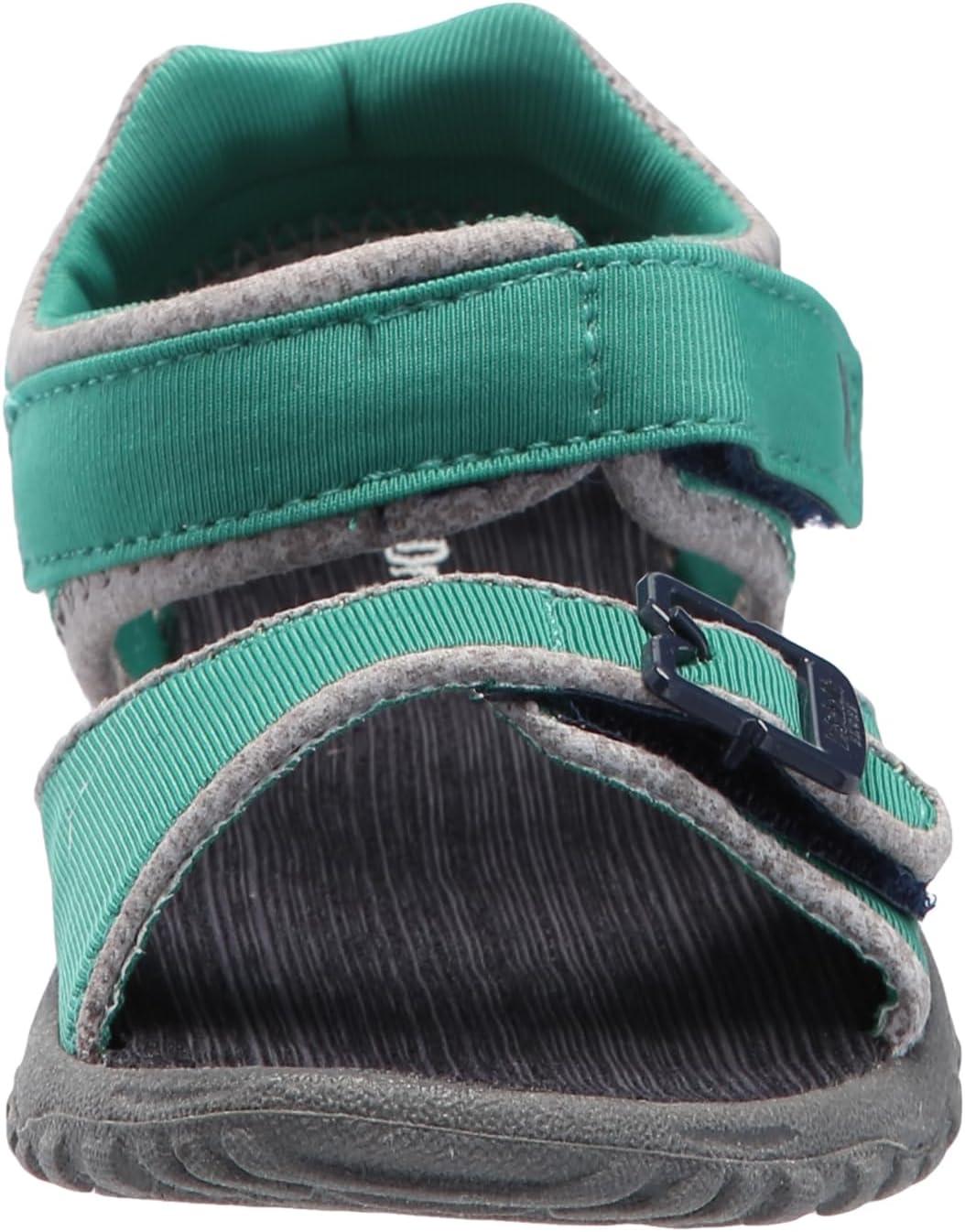 imageDr Scholls Kids BabyGirls Time2play Toddler Sport SandalCourt Green Fabric