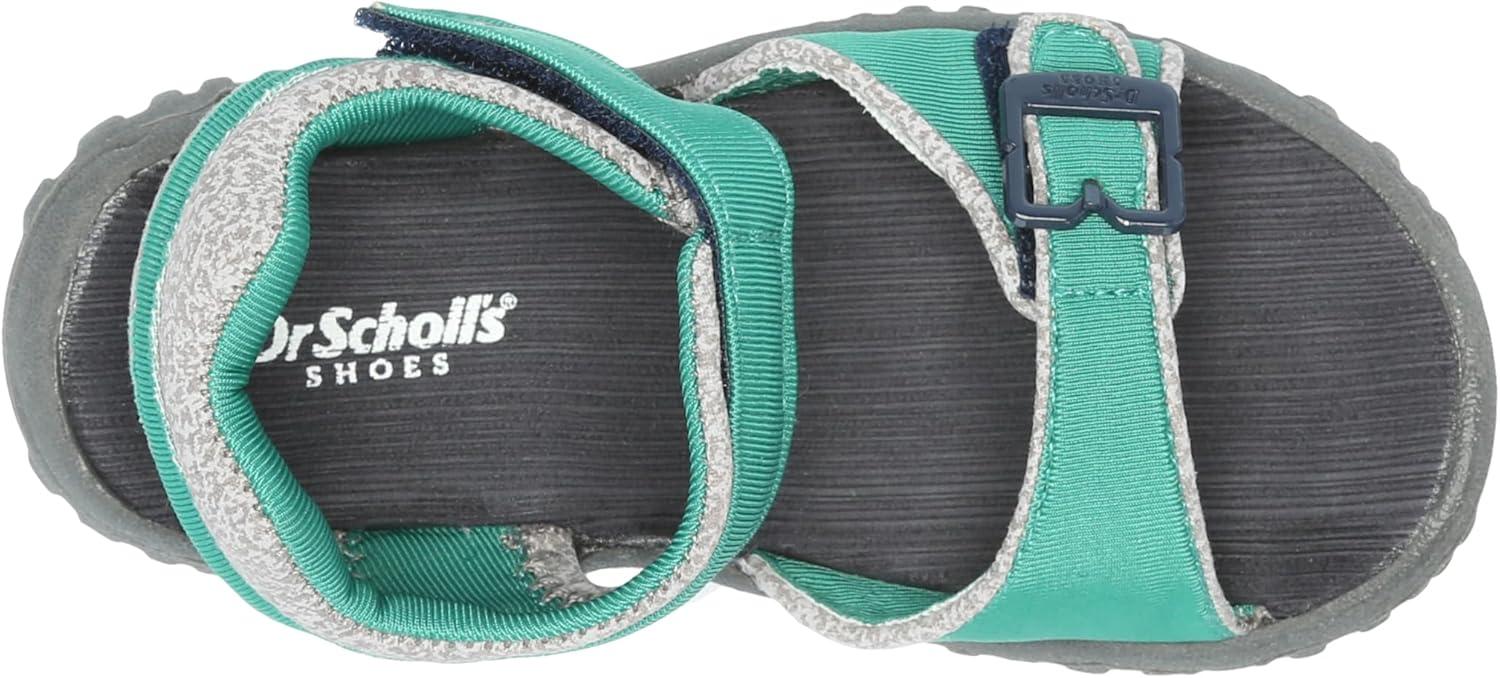 imageDr Scholls Kids BabyGirls Time2play Toddler Sport SandalCourt Green Fabric