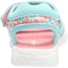 imageDr Scholls Kids BabyGirls Time2play Toddler Sport SandalAqua Blue Floral Nylon