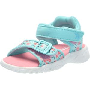 imageDr Scholls Kids BabyGirls Time2play Toddler Sport SandalAqua Blue Floral Nylon