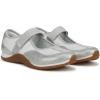 imageDr Scholls Womens Goodie Mary Jane FlatSilver White Smooth