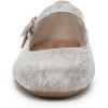 imageDr Scholls Womens Wexley Mary Jane FlatLight Grey Snake