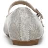 imageDr Scholls Womens Wexley Mary Jane FlatLight Grey Snake