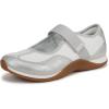 imageDr Scholls Womens Goodie Mary Jane FlatSilver White Smooth