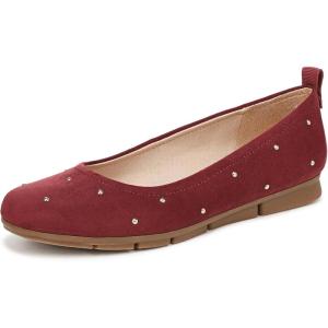 imageDr Scholls Shoes Womens Timeless Ballet Flat Burgundy Red 9