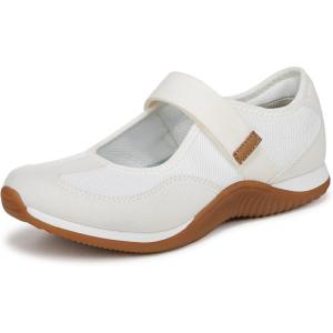 imageDr Scholls Womens Goodie Mary Jane FlatWhite Tofu Fabric