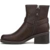 imageDr Scholls Shoes Womens Janis Motorcycle BootDark Brown Vintage