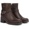 imageDr Scholls Shoes Womens Janis Motorcycle BootDark Brown Vintage