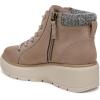 imageDr Scholls Shoes Womens Nice Day Max Alpine Ankle BootMocha Taupe Microfiber