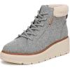 imageDr Scholls Shoes Womens Nice Day Max Alpine Ankle BootLt Grey Wool