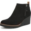 imageDr Scholls Womens Bianca Ankle BootBlack Micro