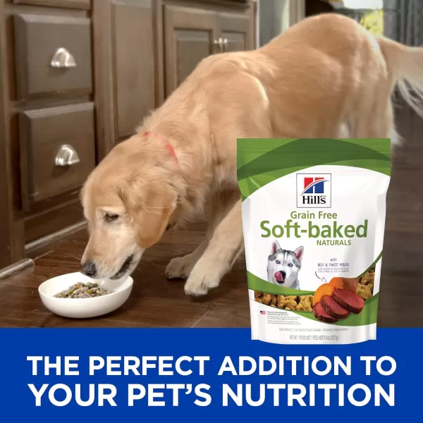 imageHills Grain Free Dog Treats SoftBaked Naturals with Beef amp Sweet Potatoes Soft Healthy Dog Snacks 8 oz BagBeef amp Sweet Potatoes