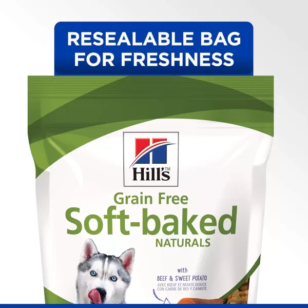 imageHills Grain Free Dog Treats SoftBaked Naturals with Beef amp Sweet Potatoes Soft Healthy Dog Snacks 8 oz BagBeef amp Sweet Potatoes