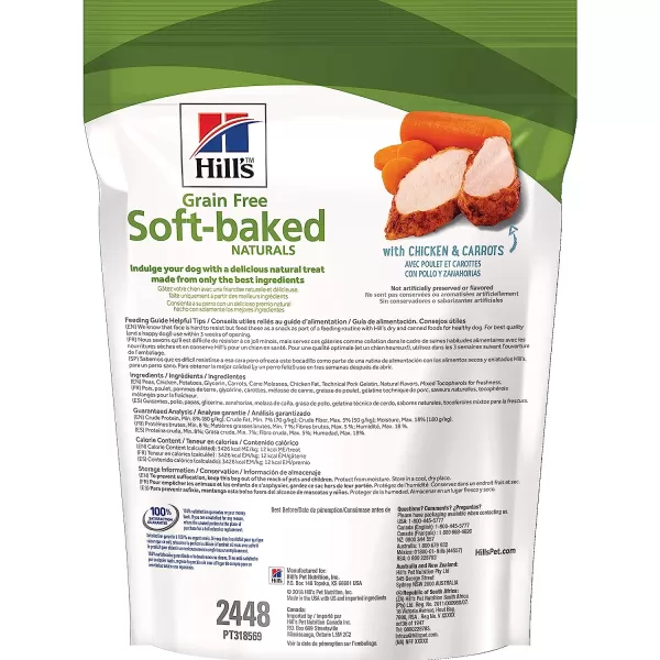 imageHills Grain Free Dog Treats SoftBaked Naturals with Beef amp Sweet Potatoes Soft Healthy Dog Snacks 8 oz BagChicken amp Carrots