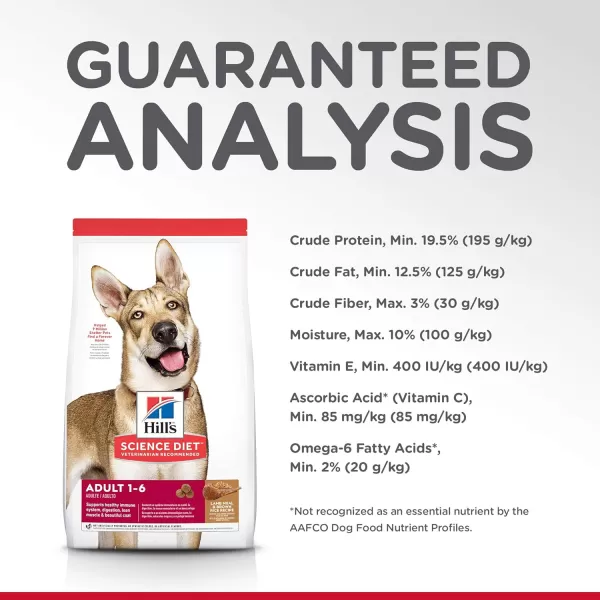 imageHills Pet Nutrition Science Diet Dry Dog Food Adult Lamb Meal amp Brown Rice Recipe 33 lb BagLamb Meal amp Brown Rice 155 Pound Pack of 1