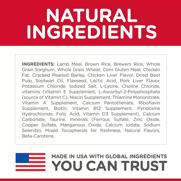 imageHills Pet Nutrition Science Diet Dry Dog Food Adult Lamb Meal amp Brown Rice Recipe 33 lb BagLamb Meal amp Brown Rice 33 Pound Pack of 1