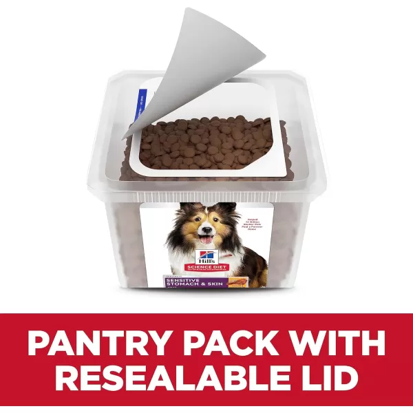 imageHills Pet Nutrition Science Diet Dry Dog Food Adult Sensitive Stomach amp Skin Chicken amp Barley Recipe 17 lb Pantry PackChicken amp Barley 1700 Pound Pack of 1