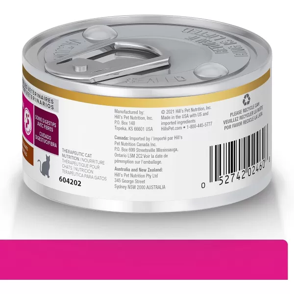 imageHills Prescription Diet Gastrointestinal Biome DigestiveFiber Care Chicken amp Vegetable Stew Wet Cat Food Veterinary Diet 29 oz Cans 24Pack24 x 29 oz Cans