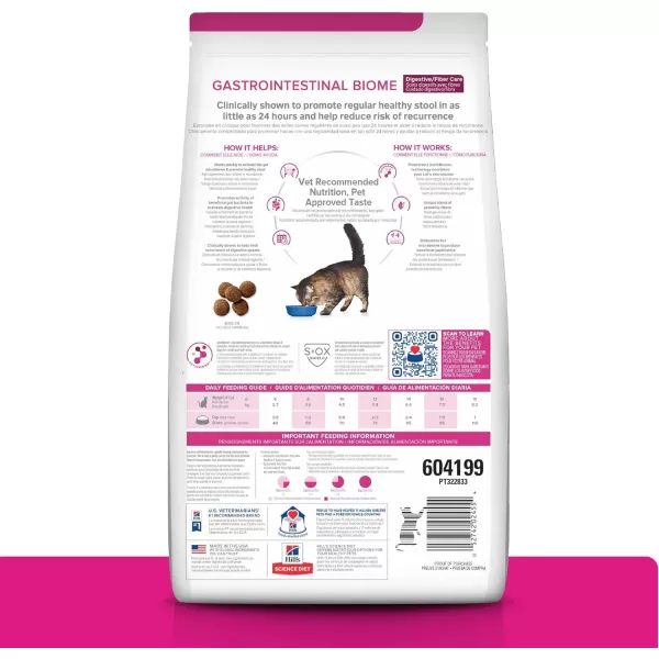 imageHills Prescription Diet Gastrointestinal Biome DigestiveFiber Care Chicken amp Vegetable Stew Wet Cat Food Veterinary Diet 29 oz Cans 24Pack4 Pound Pack of 1
