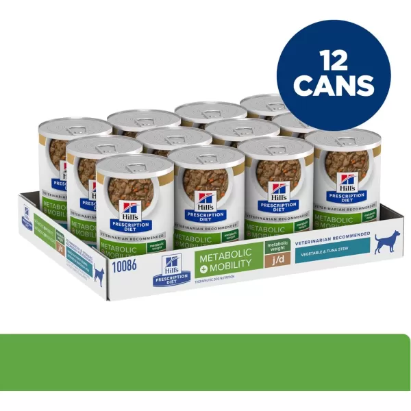 imageHills Prescription Diet Metabolic  Mobility Weight  jd Joint Care Chicken Flavor Dry Dog Food Veterinary Diet 15 lb Bag1 Count Pack of 1