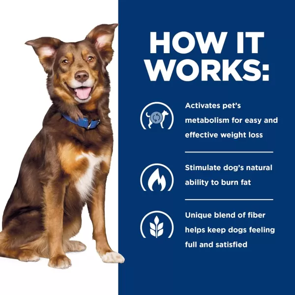 imageHills Prescription Diet Metabolic Weight Management Chicken Flavor Dry Dog Food Veterinary Diet 176 lb BagChicken 77 Pound Pack of 1