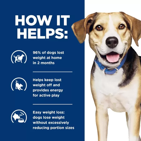imageHills Prescription Diet Metabolic Weight Management Chicken Flavor Dry Dog Food Veterinary Diet 176 lb BagLamb Meal amp Rice Formula 176 Pound Pack of 1