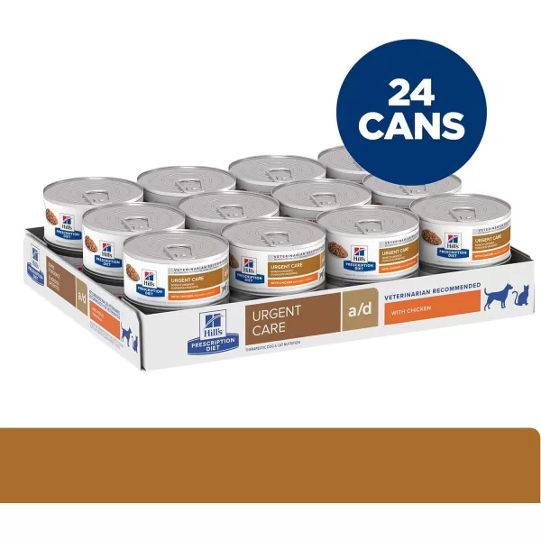 imageHills Prescription Diet ad Urgent Care Wet Dog and Cat Food Veterinary Diet 55 oz Cans 24PackHills Prescription Diet ad Urgent Care Wet Dog and Cat Food Veterinary Diet 55 oz Cans 24Pack