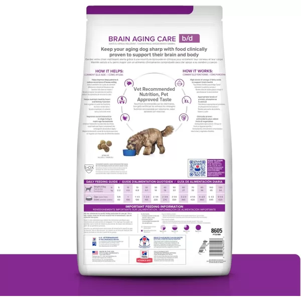 imageHills Prescription Diet bd Brain Aging Care Chicken Flavor Dry Dog Food Veterinary Diet 176 lb BagHills Prescription Diet bd Brain Aging Care Chicken Flavor Dry Dog Food Veterinary Diet 176 lb Bag