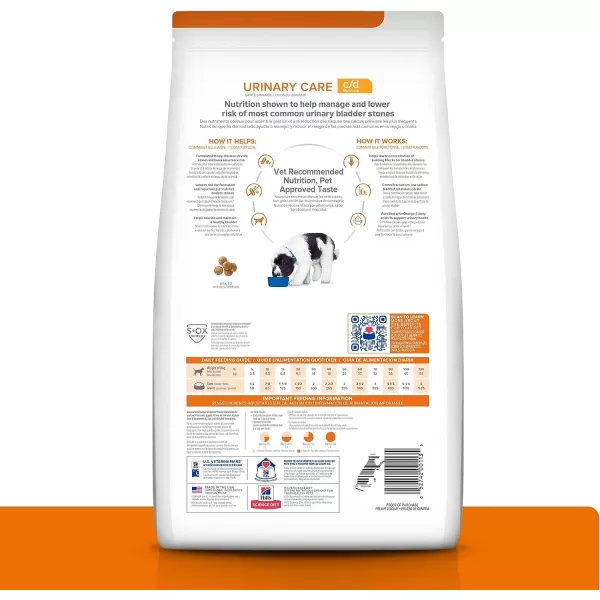 imageHills Prescription Diet cd Multicare Urinary Care Chicken Flavor Dry Dog Food Veterinary Diet 176 lb BagHills Prescription Diet cd Multicare Urinary Care Chicken Flavor Dry Dog Food Veterinary Diet 176 lb Bag