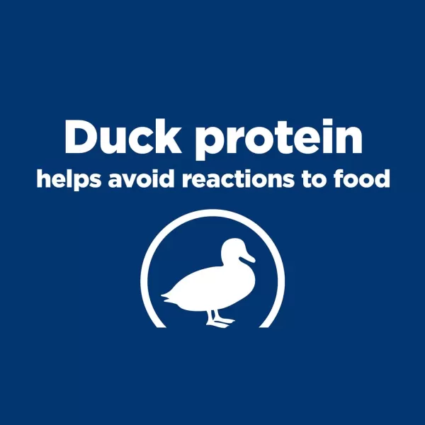 imageHills Prescription Diet dd Food Sensitivities Duck amp Green Pea Formula Dry Cat Food Veterinary Diet 85 lb Bag35 Pound Pack of 1