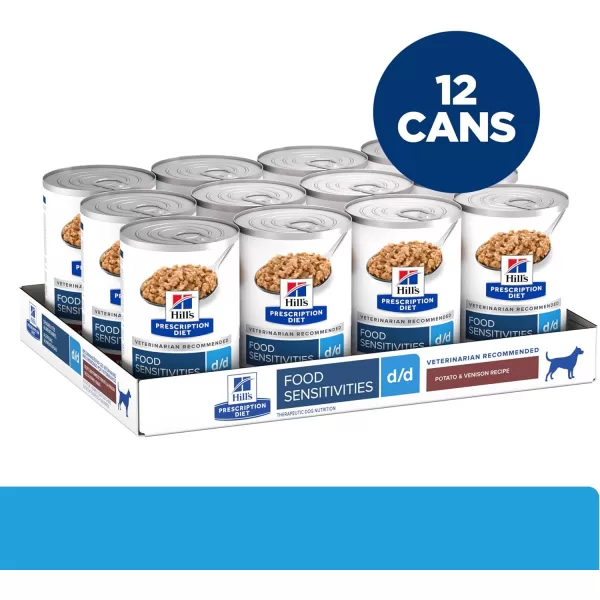imageHills Prescription Diet dd Potato amp Venison Recipe 13oz 12Pack Wet FoodHills Prescription Diet dd Potato amp Venison Recipe 13oz 12Pack Wet Food