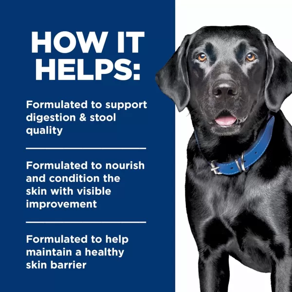 imageHills Prescription Diet dd SkinFood Sensitivities Grain Free Potato amp Salmon Flavor Dry Dog Food Veterinary Diet 25 lb Bag12 x 13 oz Cans